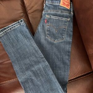 Levi's Blue Straight Leg Jeans Timeless Design